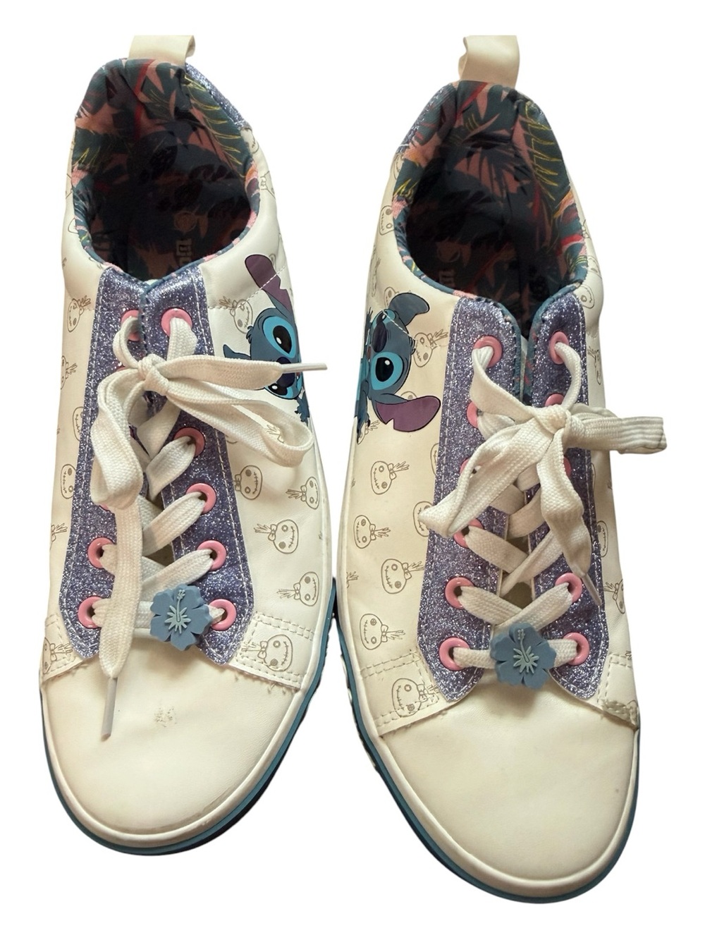 Disney Lilo & Stitch “Ohana” Sneakers Size 9 Women Cute Character Shoes